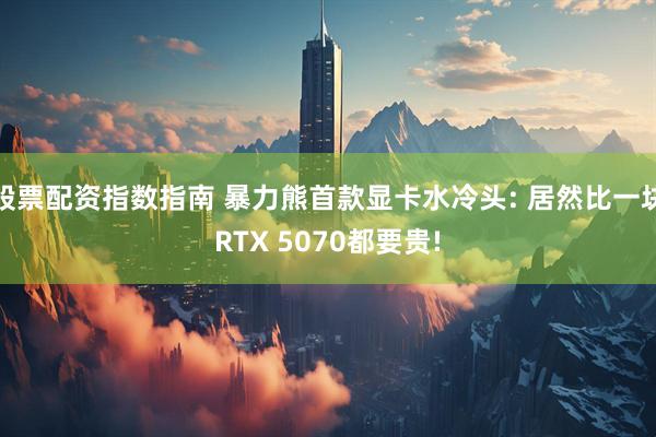 股票配资指数指南 暴力熊首款显卡水冷头: 居然比一块RTX 5070都要贵!